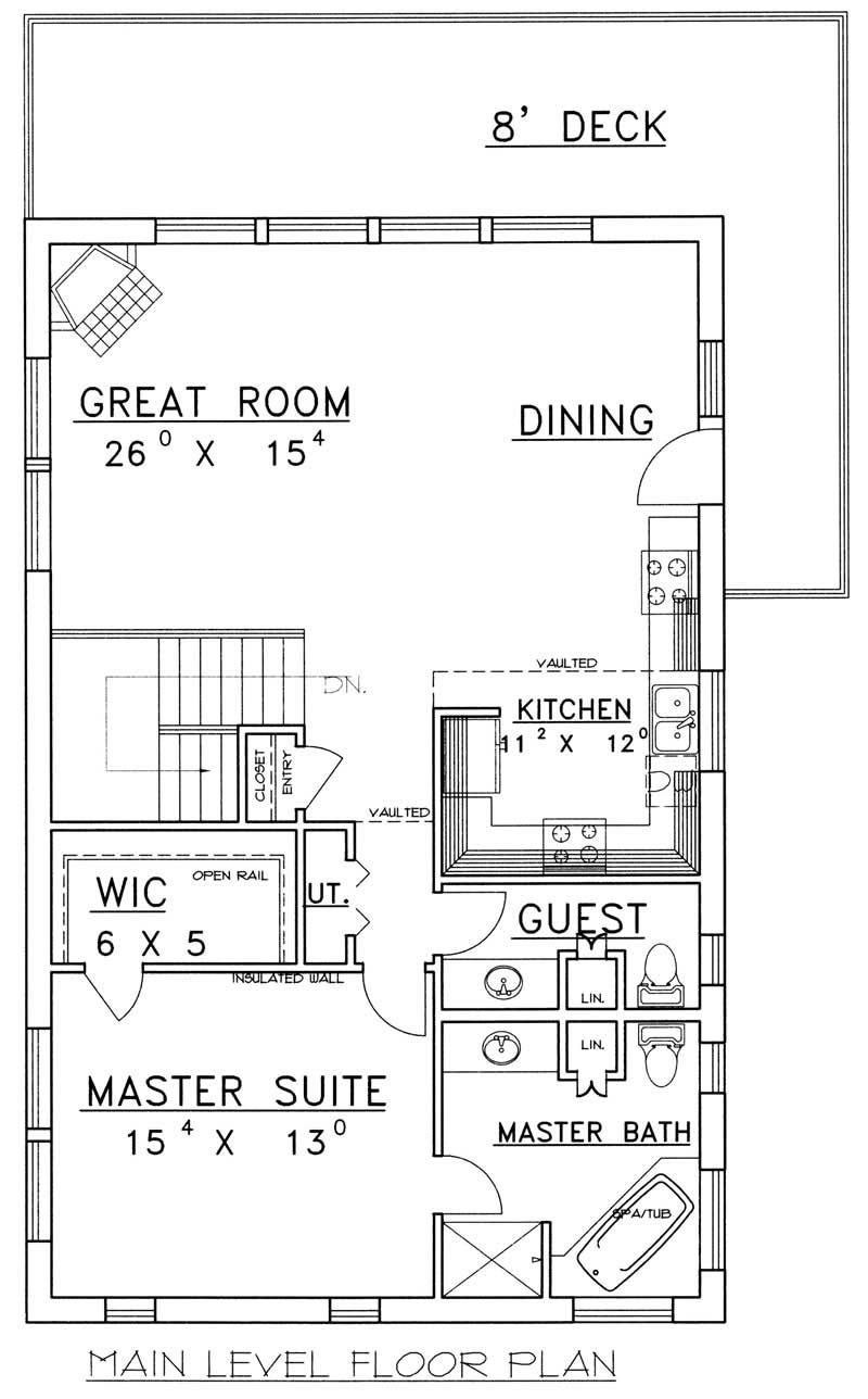 MAIN LEVEL FLOOR PLAN