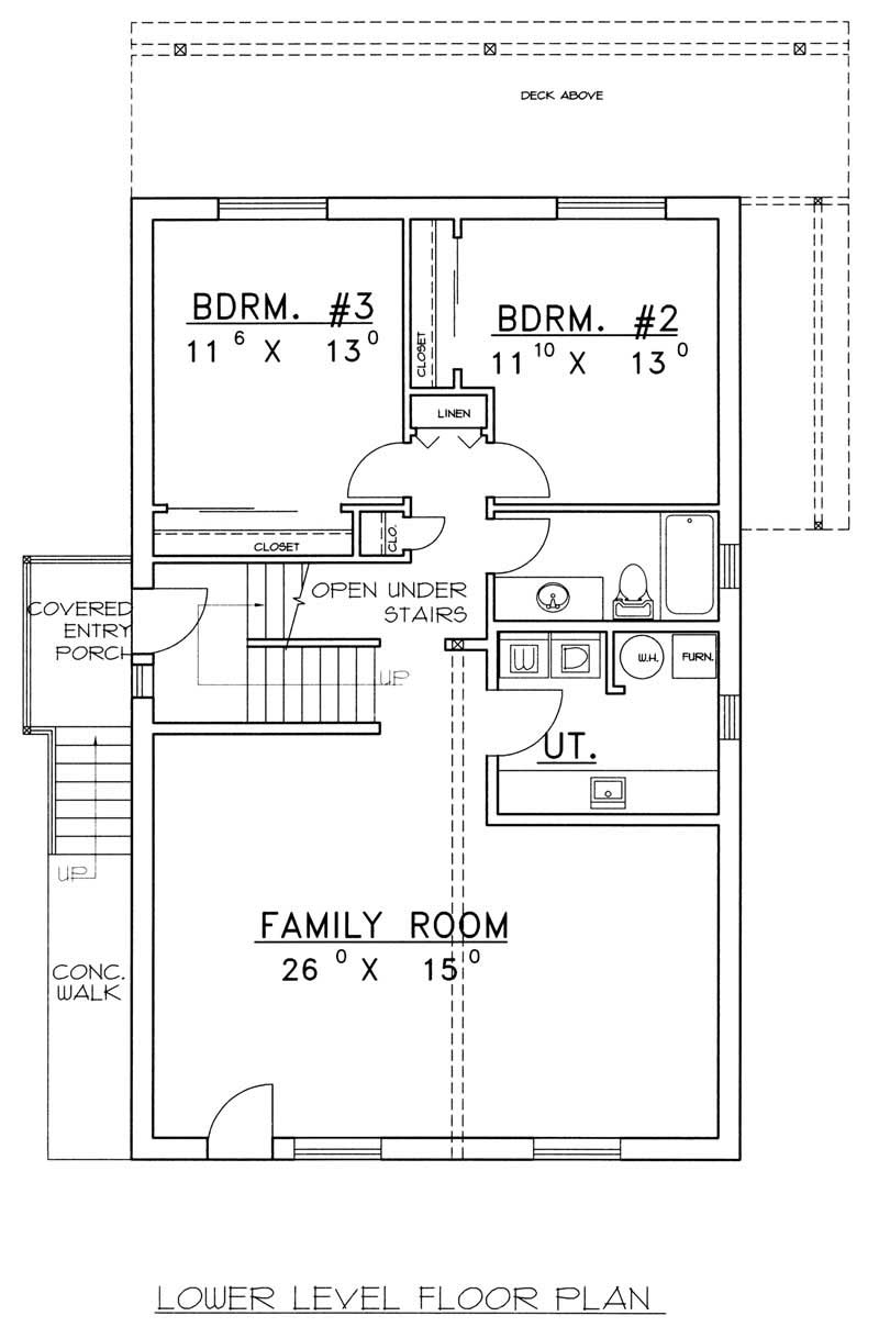 LOWER LEVEL FLOOR PLAN