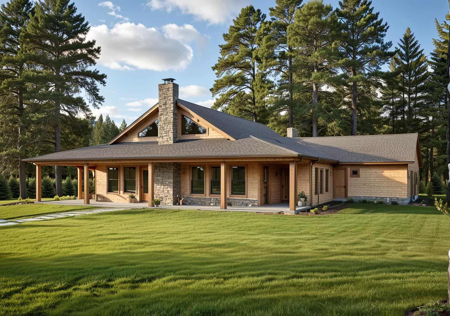 2-Bedroom, 2008 Sq Ft Concrete Block/ ICF Design House Plan - 132-1270 - Front Exterior