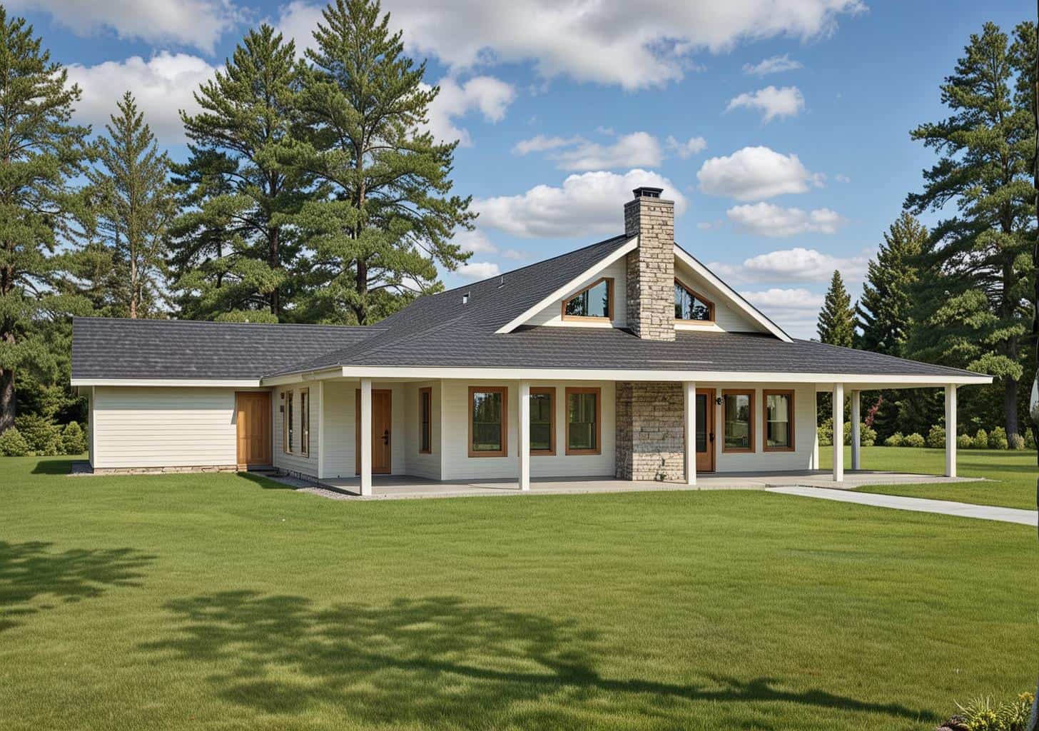 2-Bedroom, 2008 Sq Ft Concrete Block/ ICF Design House Plan - 132-1279 - Front Exterior