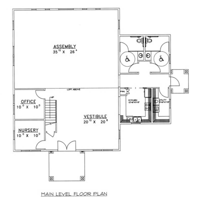 MAIN LEVEL FLOOR PLAN