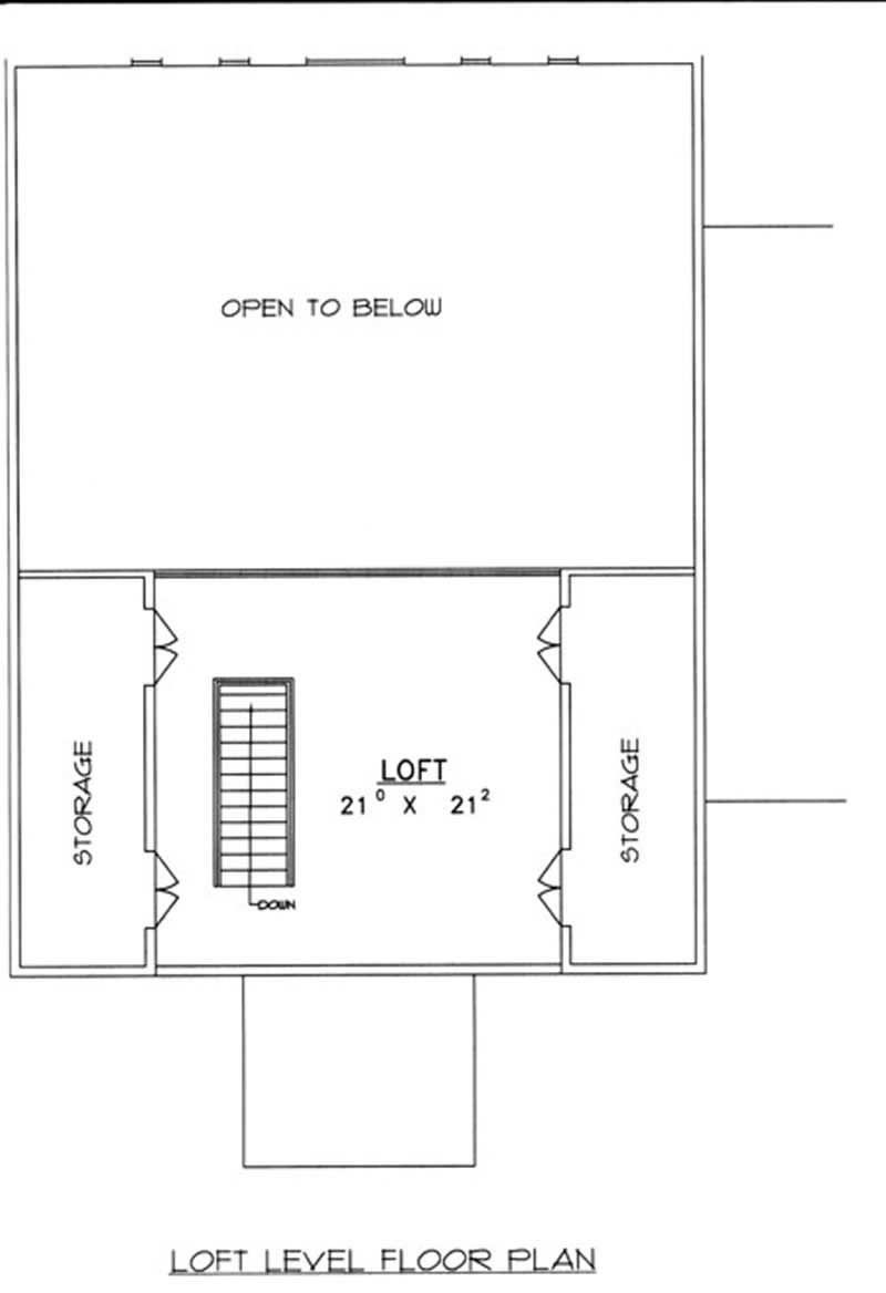 SECOND LEVEL FLOOR PLAN