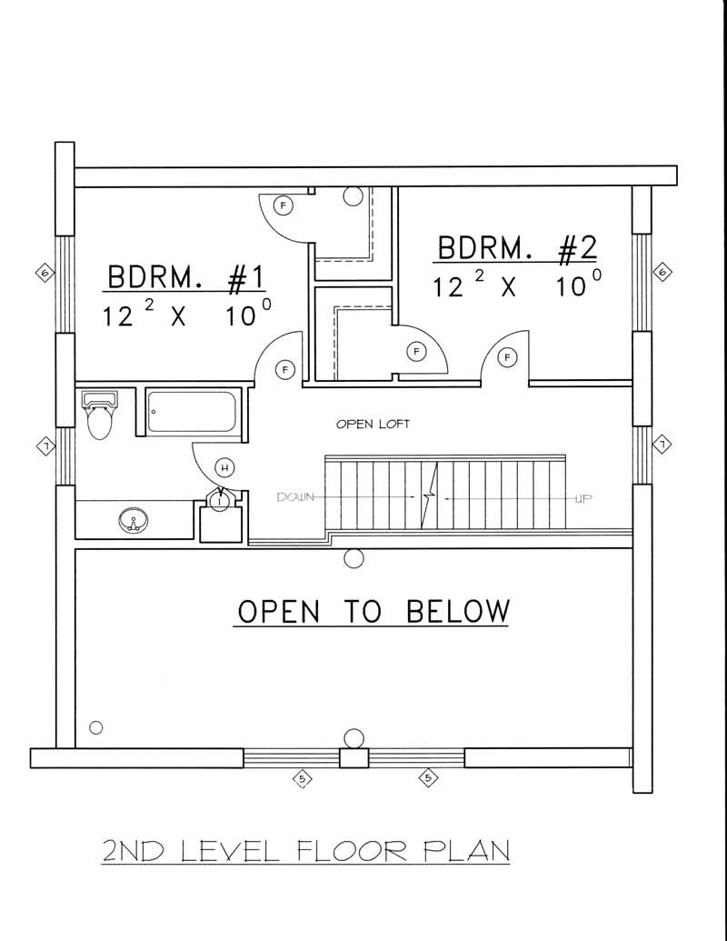 SECOND LEVEL FLOOR PLAN