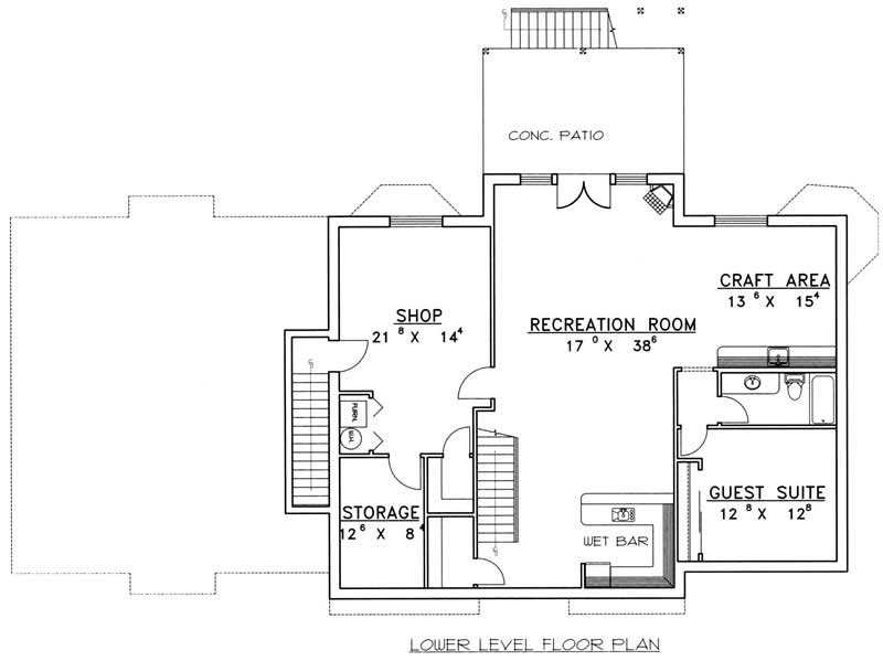 LOWER FLOOR PLAN