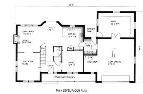 Floor Plan Main Level
