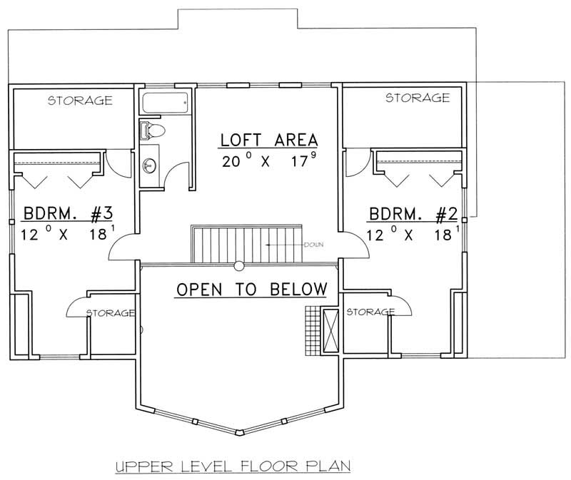 UPPER LEVEL FLOOR PLAN