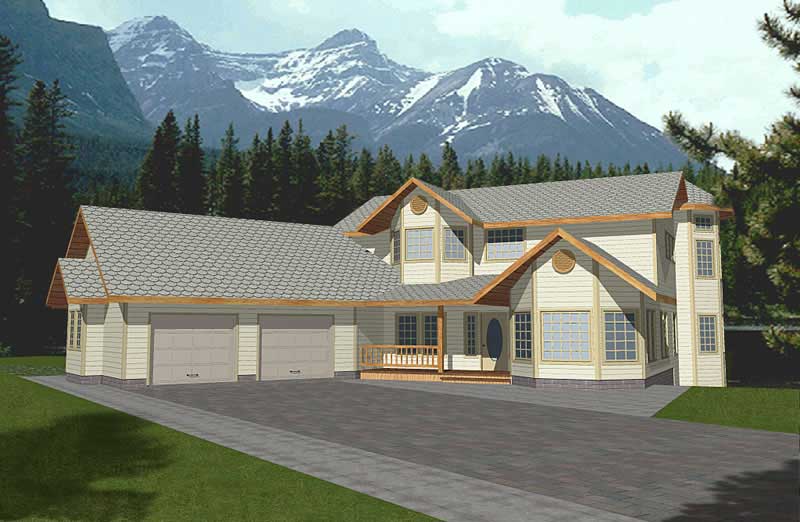 3-Bedroom, 2430 Sq Ft Victorian Home Plan - 132-1340 - Main Exterior