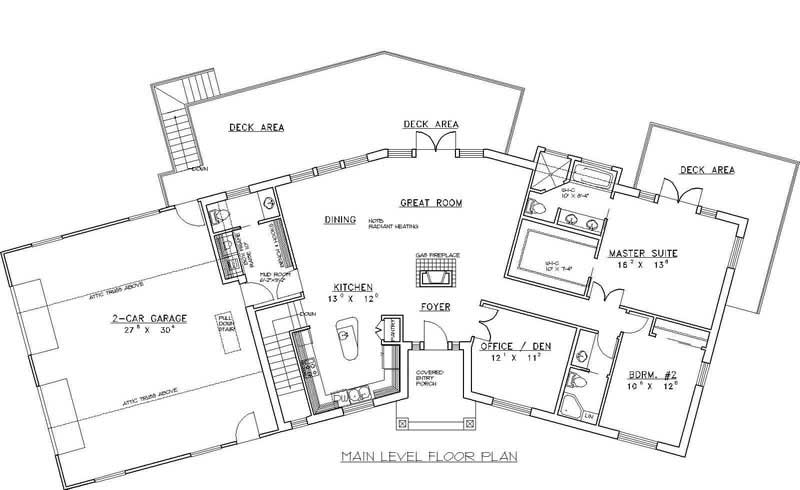 MAIN LEVEL FLOOR PLAN