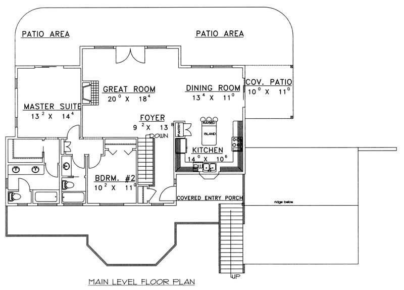 MAIN LEVEL FLOOR PLAN
