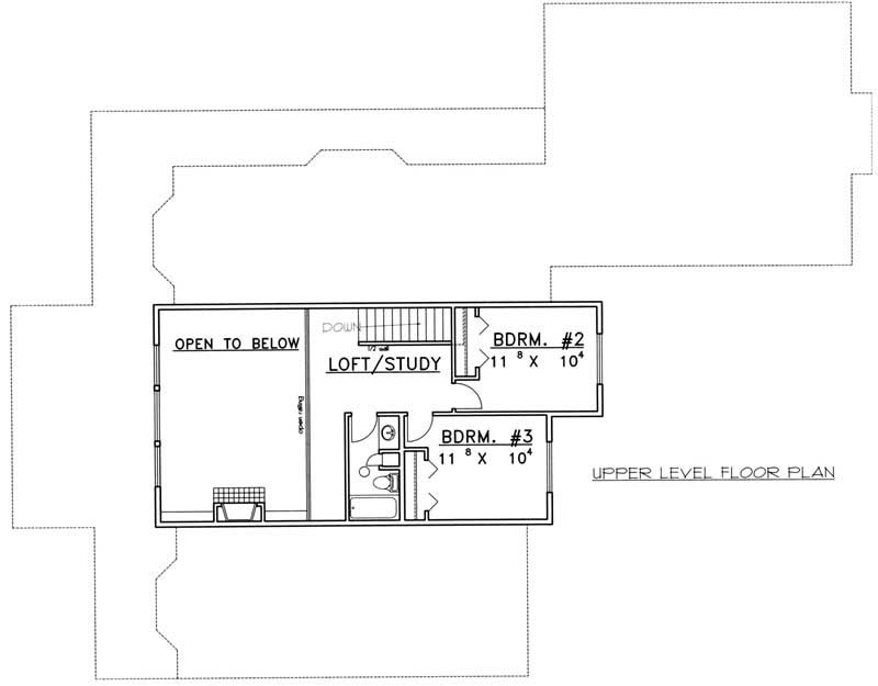 UPPER LEVEL FLOOR PLAN