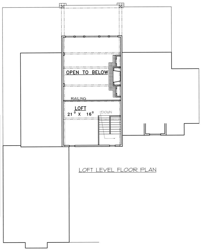 UPPER LEVEL FLOOR PLAN