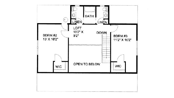 Floor Plan Upper Level