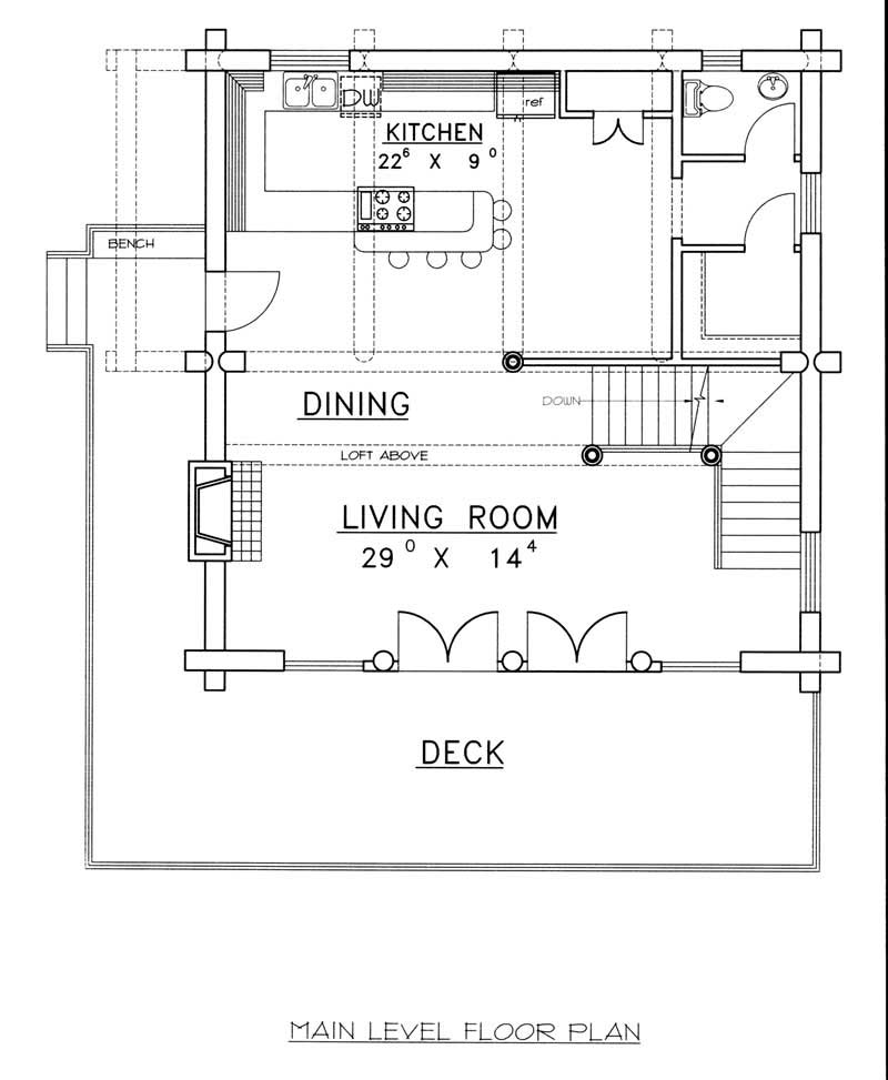 MAIN LEVEL FLOOR PLAN