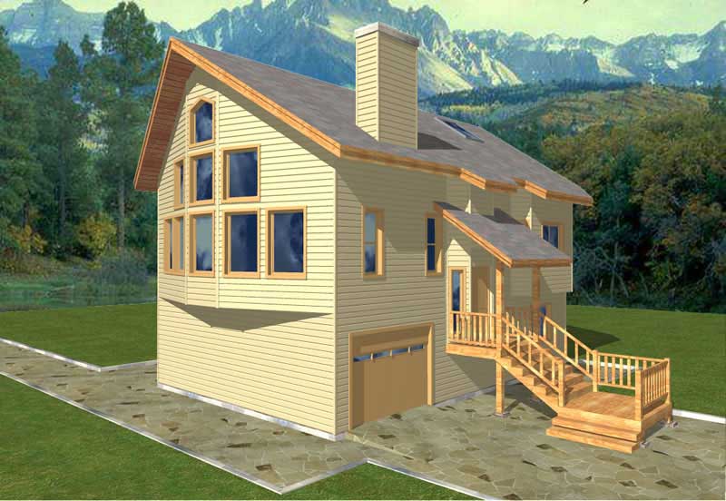 3-Bedroom, 2130 Sq Ft Coastal Home Plan - 132-1417 - Main Exterior
