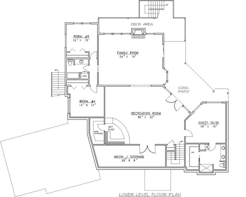 LOWER LEVEL FLOOR PLAN