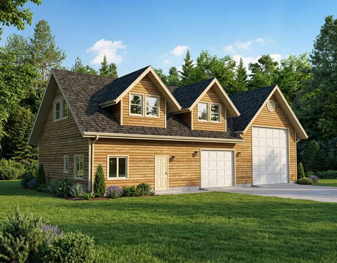 2920 Sq Ft Garage Plan - 132-1448 - Front Exterior