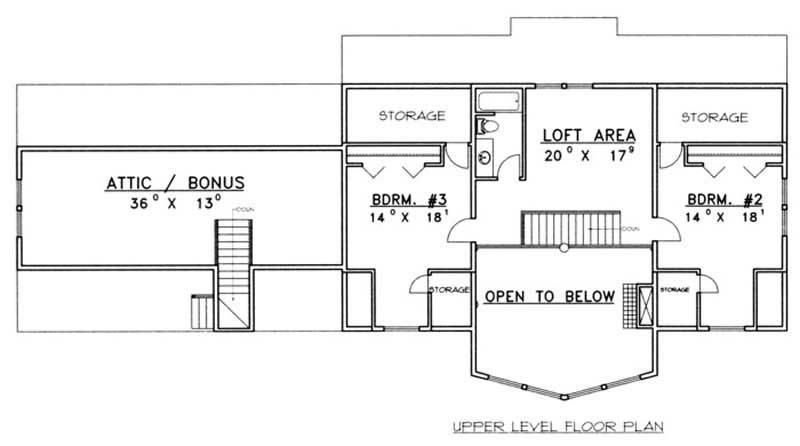 SECOND FLOOR PLAN