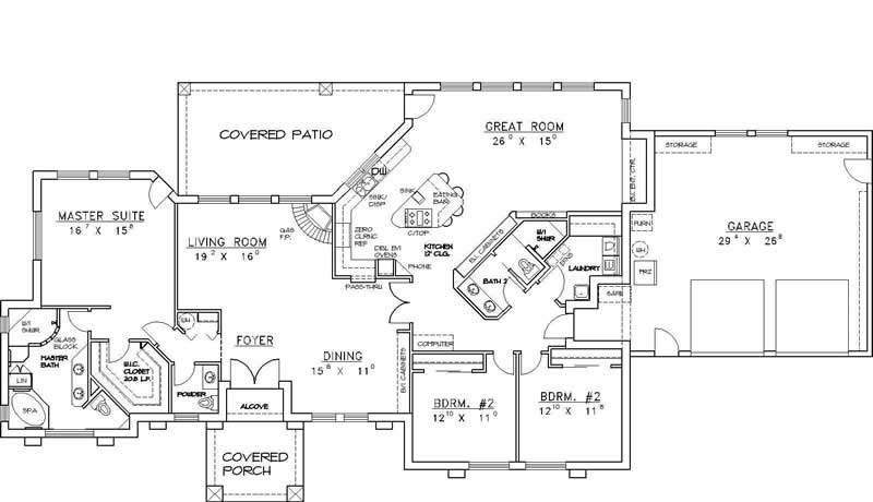 MAIN LEVEL FLOOR PLAN