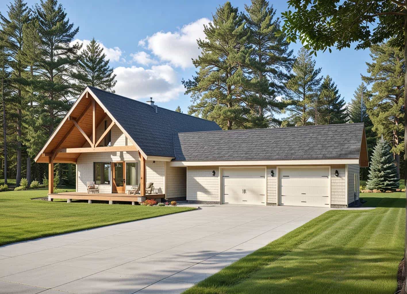2-Bedroom, 1600 Sq Ft Vacation Homes Home - Plan #132-1456 - Main Exterior