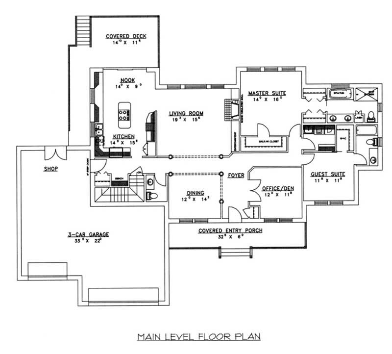 MAIN LEVEL FLOOR PLAN