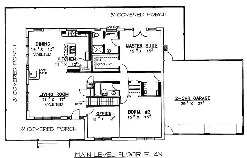 MAIN LEVEL FLOOR PLAN
