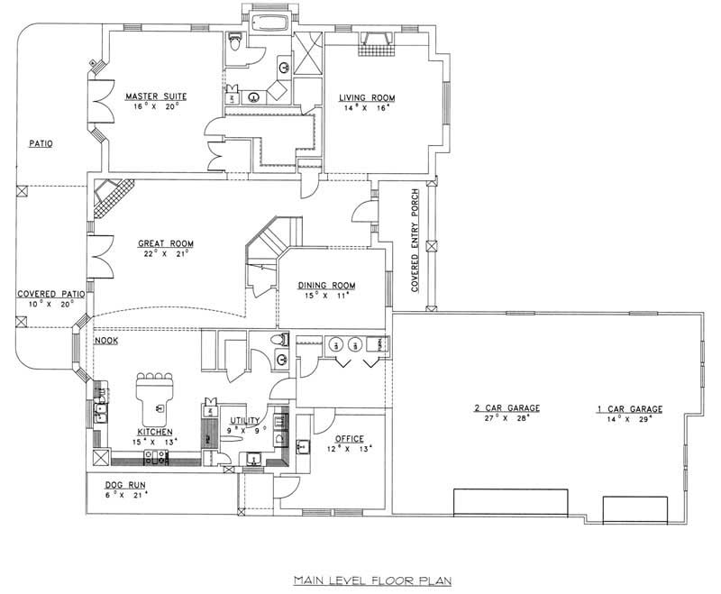FIRST LEVEL FLOOR PLAN