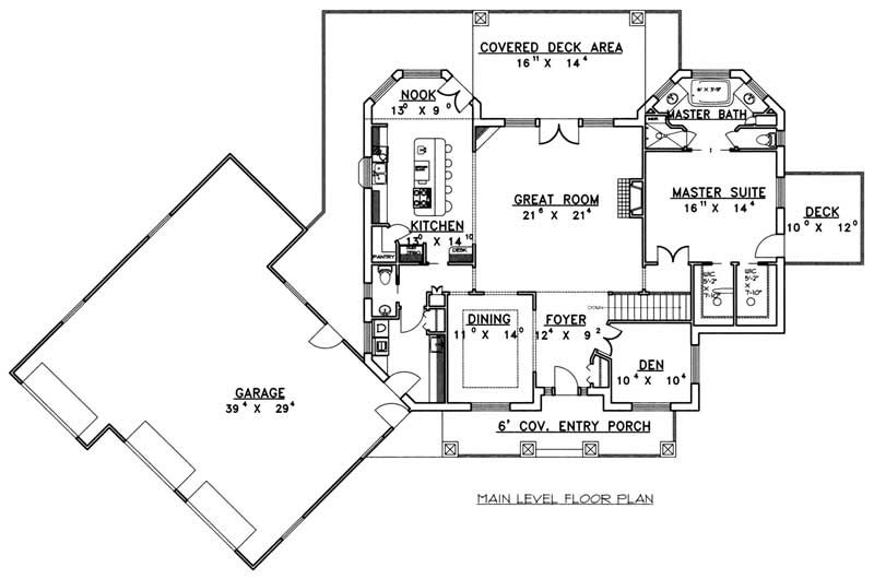 MAIN LEVEL FLOOR PLAN