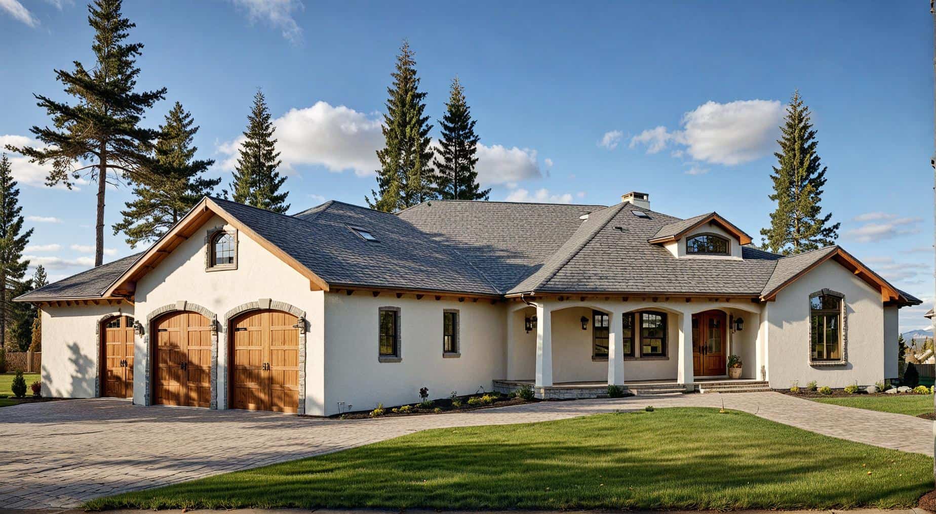 2-Bedroom, 2521 Sq Ft Ranch Home Plan - 132-1516 - Main Exterior