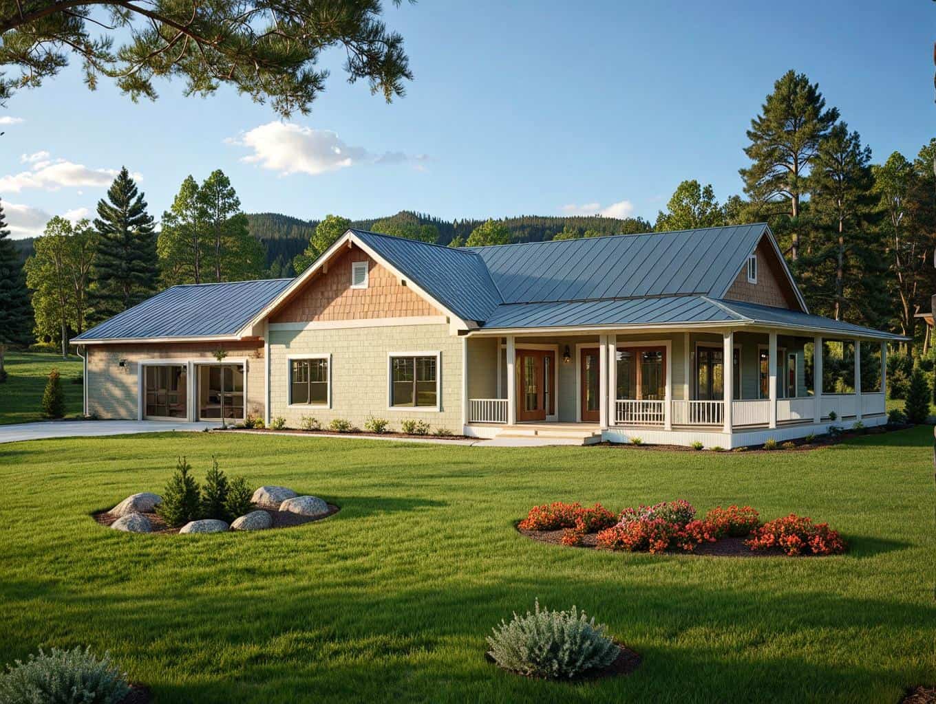 4-Bedroom, 4026 Sq Ft Traditional House Plan - 132-1525 - Front Exterior