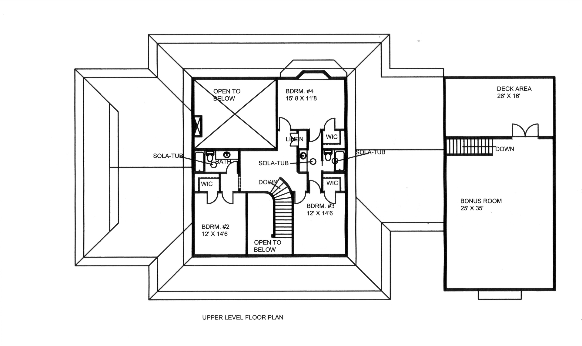 Floor Plan Upper Level
