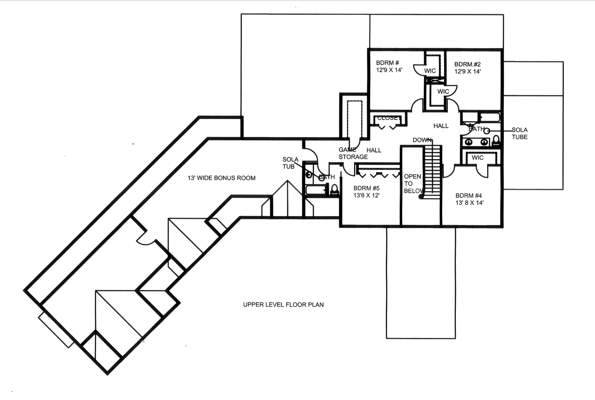 Floor Plan Upper Level