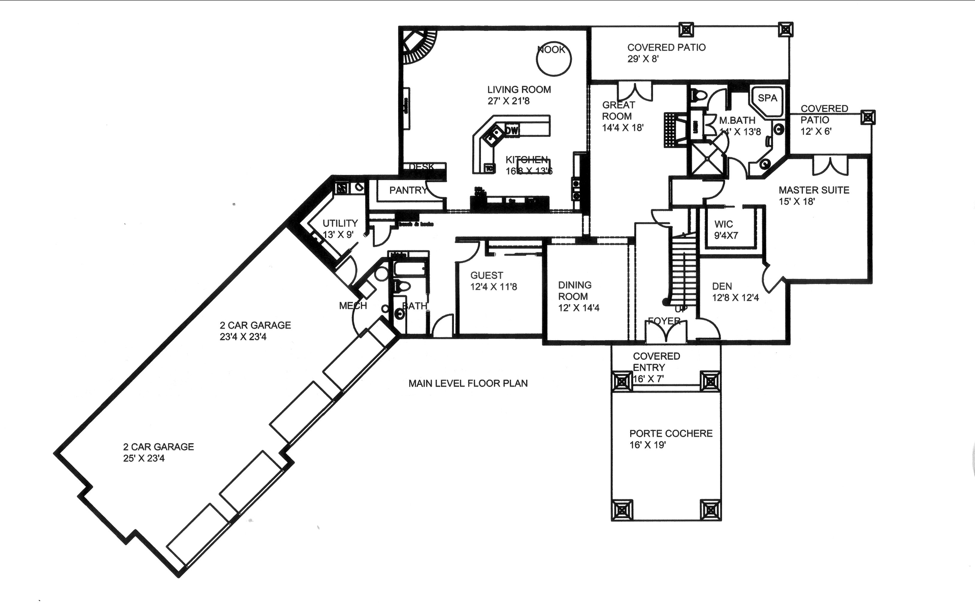 Floor Plan Main Level