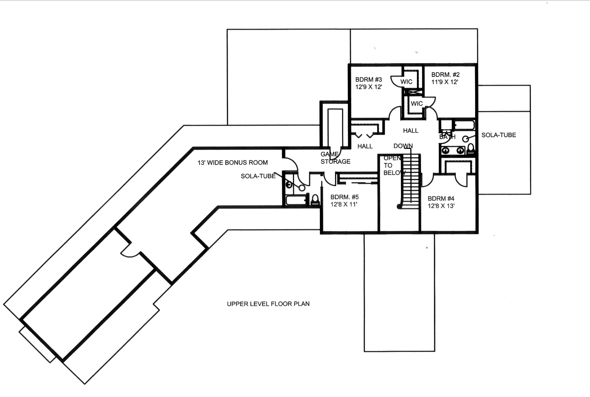 Floor Plan Upper Level