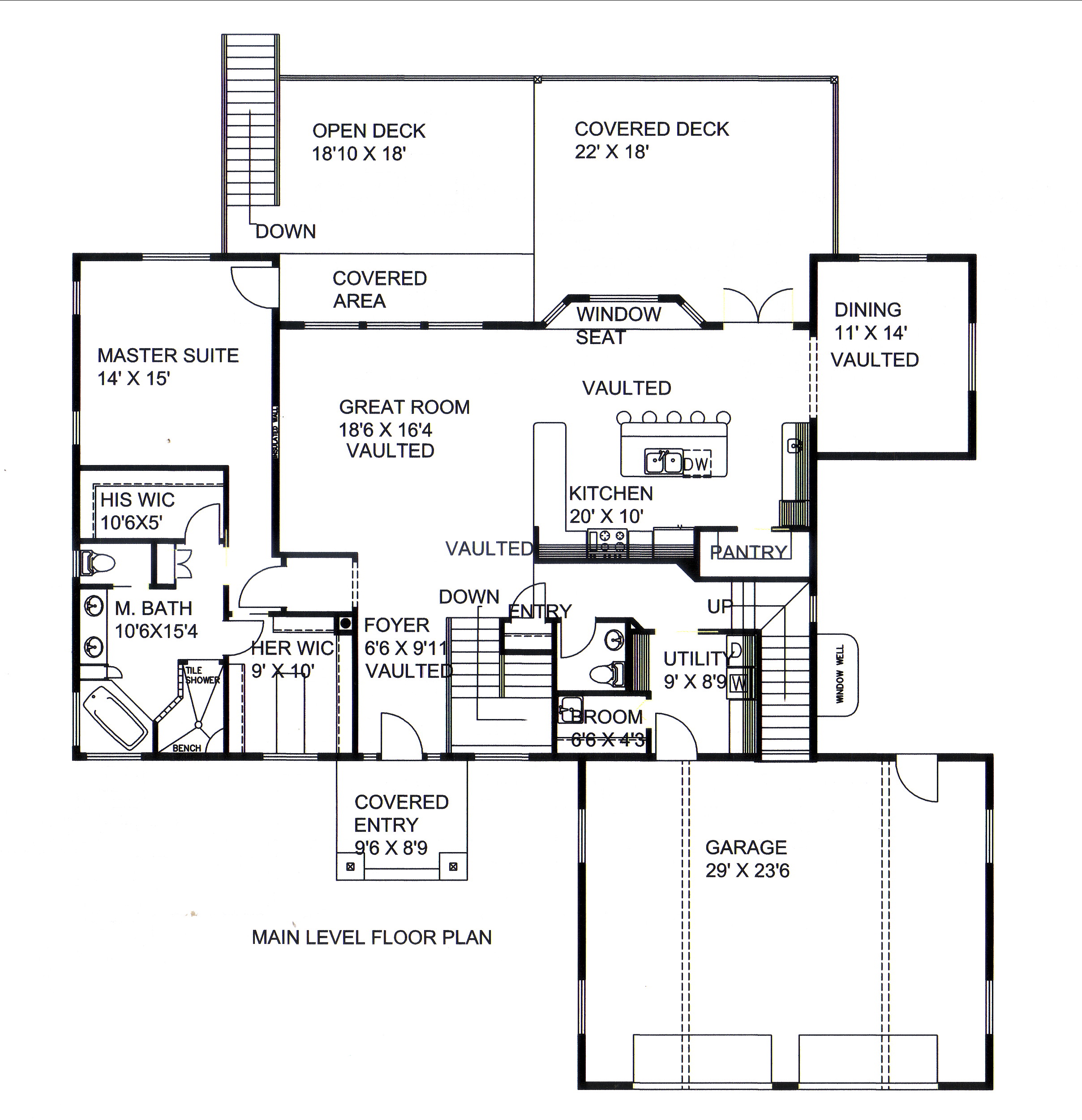 Floor Plan Main Level