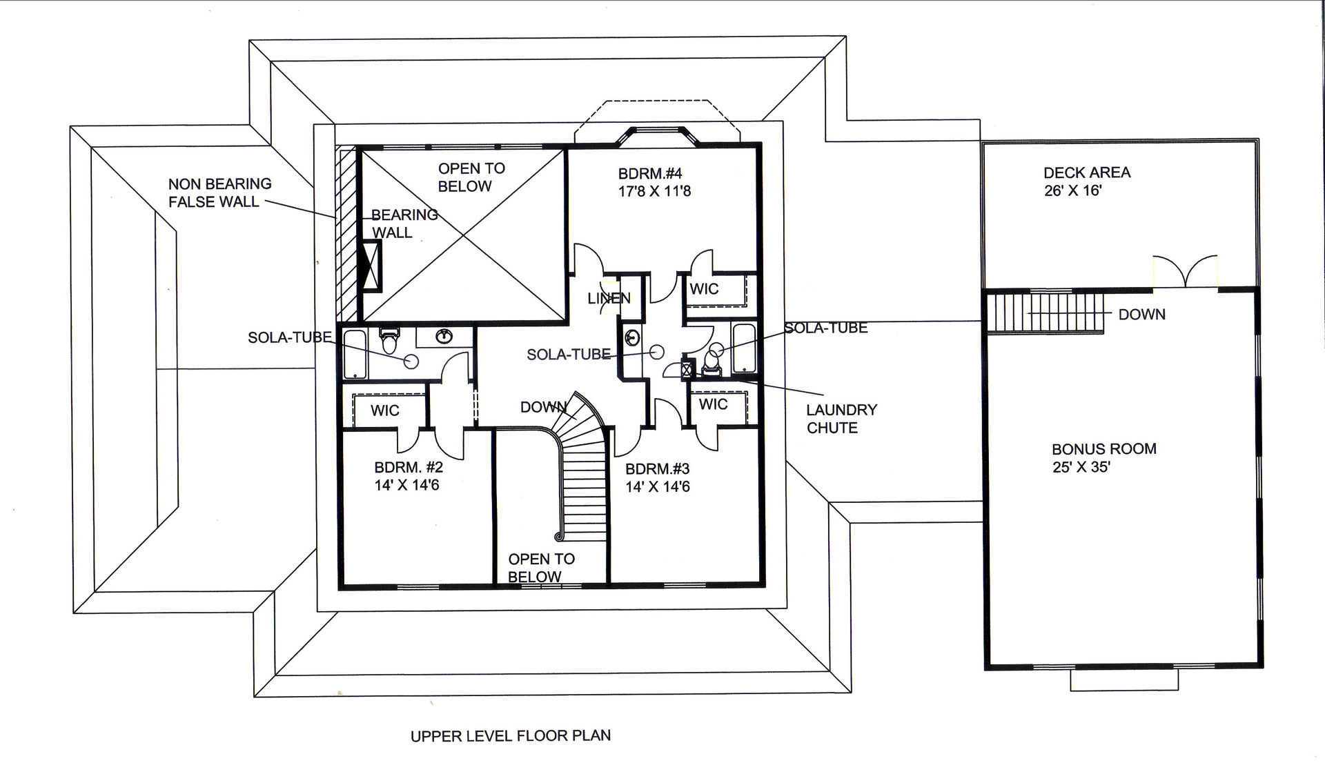 Floor Plan Upper Level