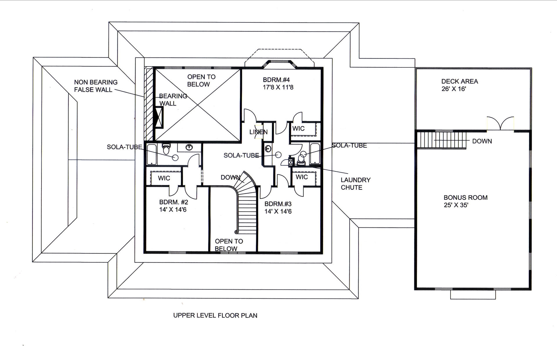 Floor Plan Upper Level