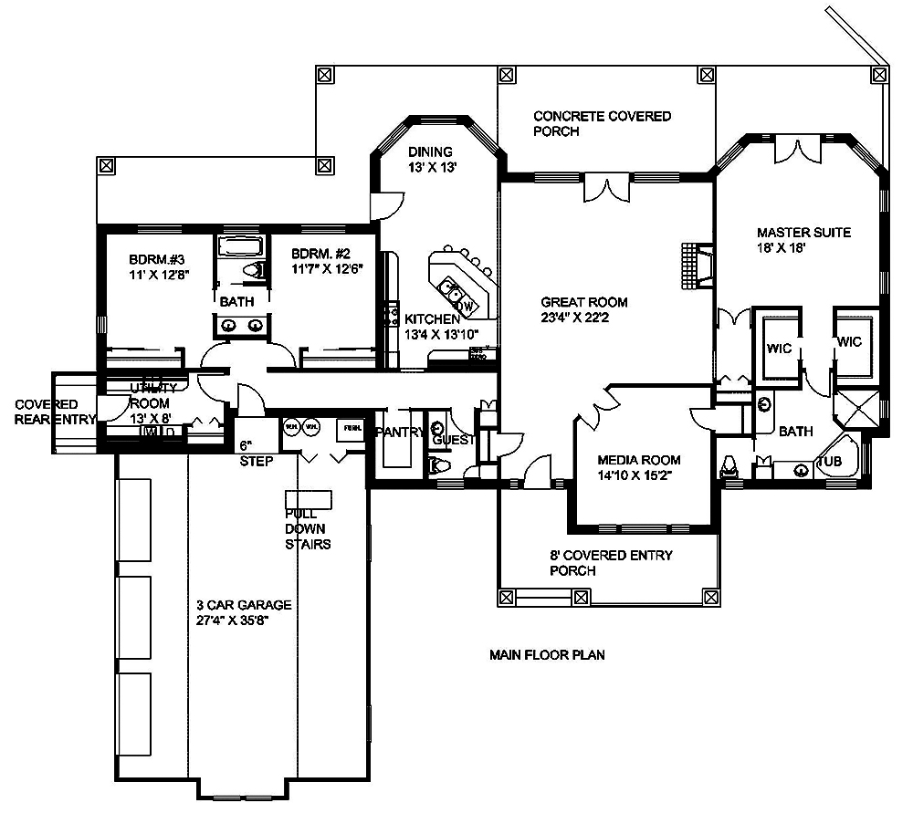 Floor Plan Main Level