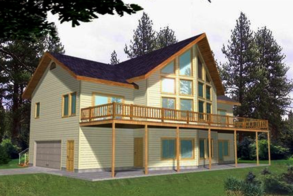 2-Bedroom, 3193 Sq Ft Cottage Home Plan - 132-1559 - Main Exterior