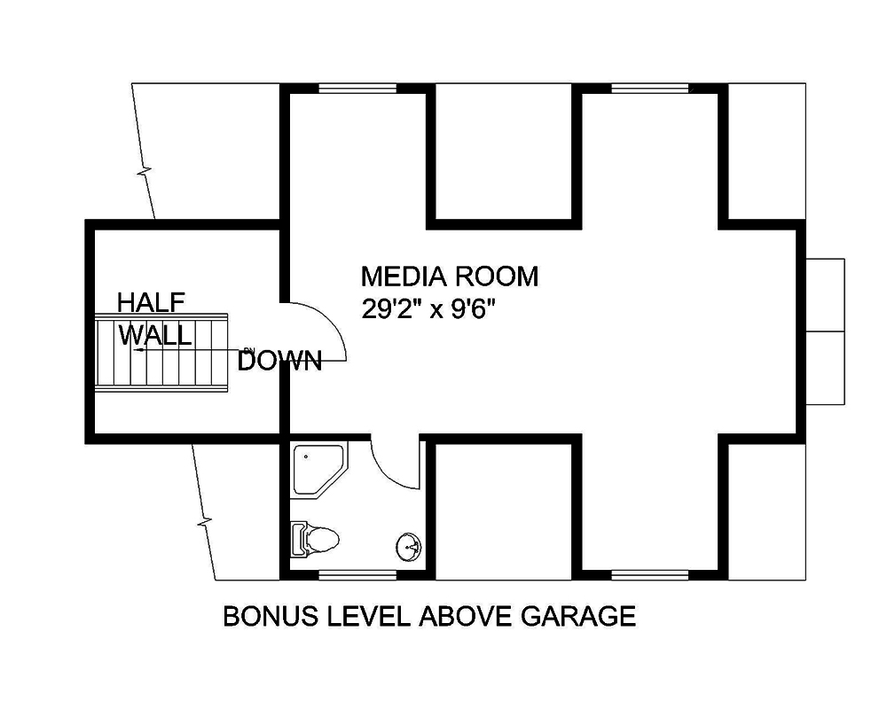 Floor Plan Bonus Room