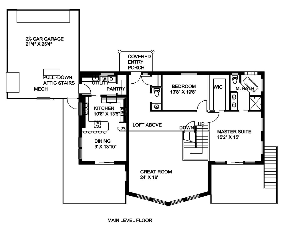 Floor Plan Main Level