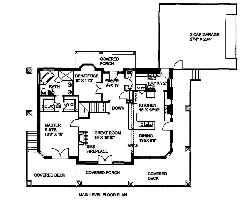 Floor Plan Main Level