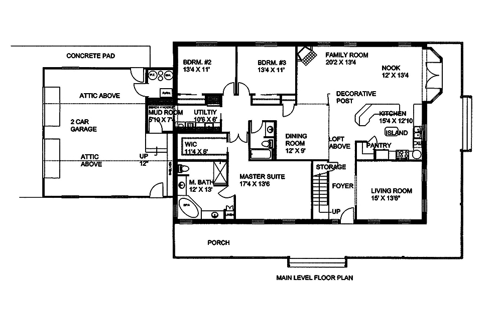 Floor Plan Main Level