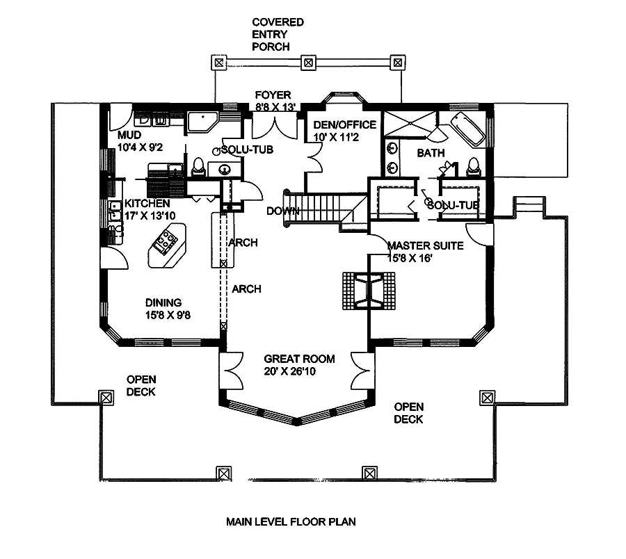 Floor Plan Main Level