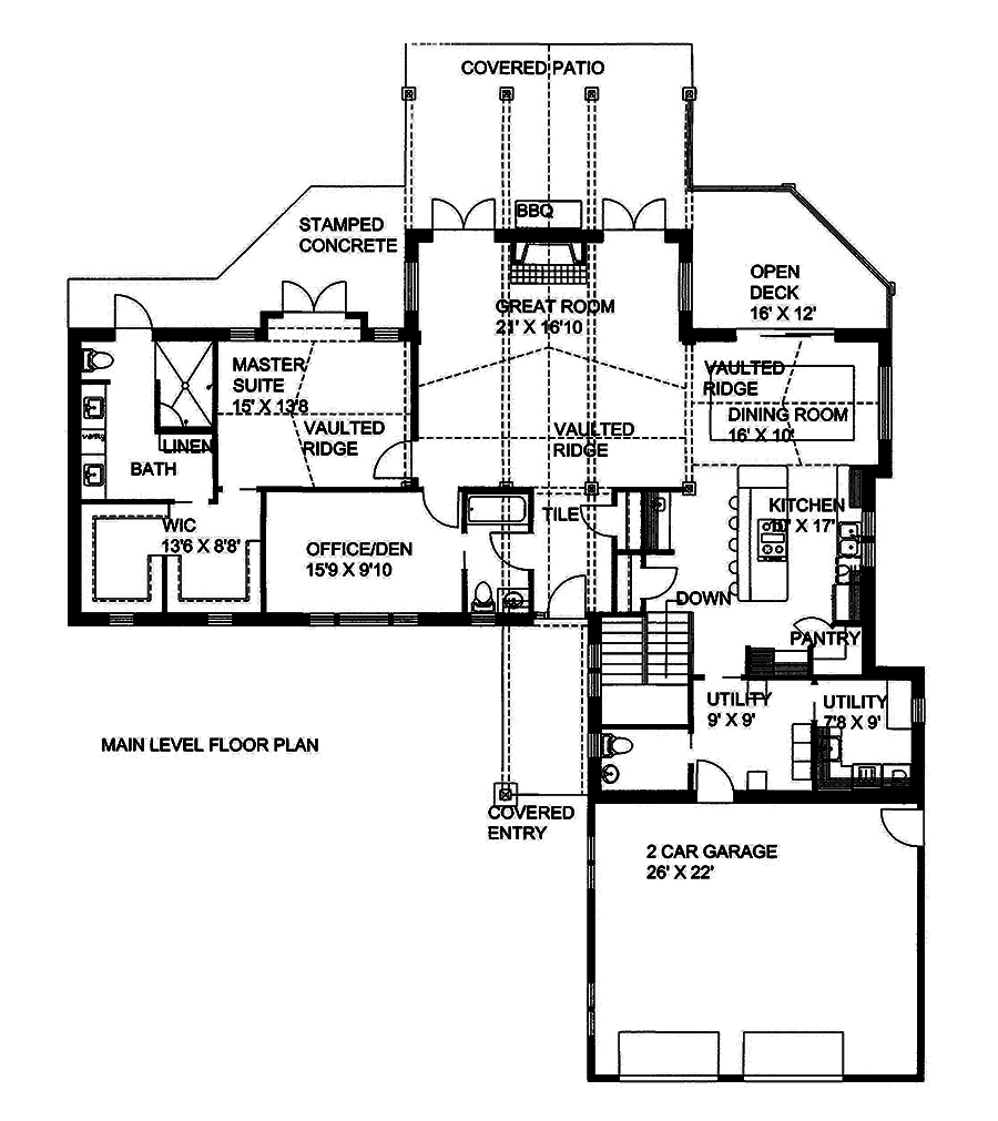 Floor Plan Main Level