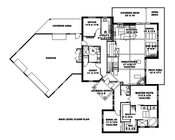 Floor Plan Main Level