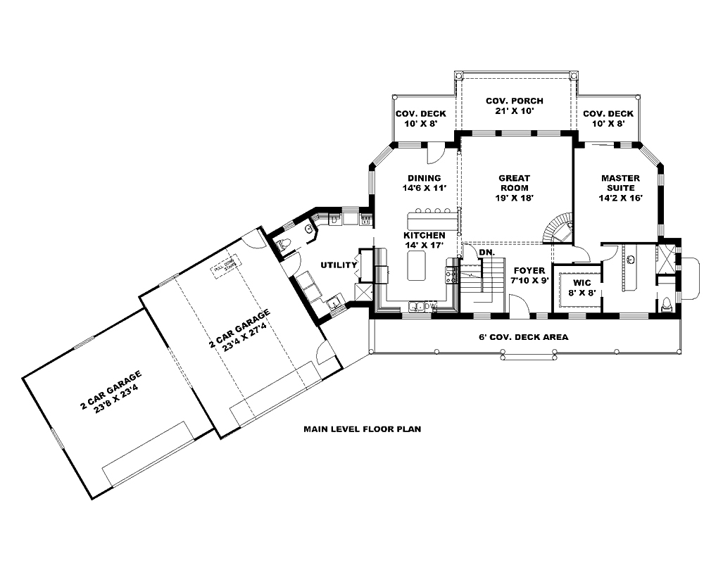 Floor Plan Main Level