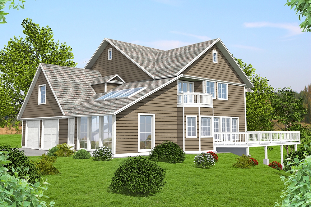 3-Bedroom, 3928 Sq Ft Southern Home Plan - 132-1593 - Main Exterior