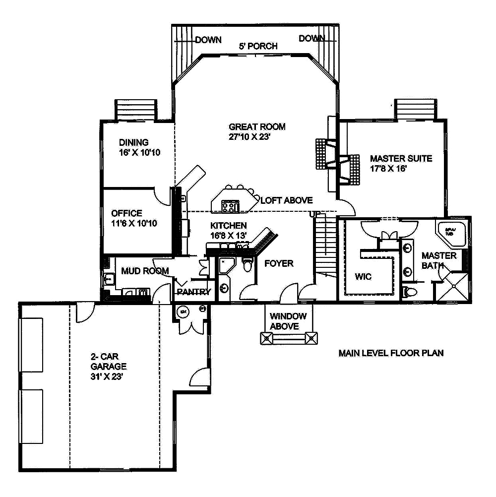 Floor Plan Main Level