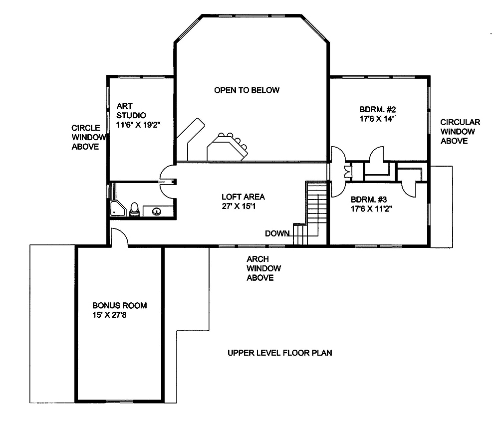 Floor Plan Upper Level