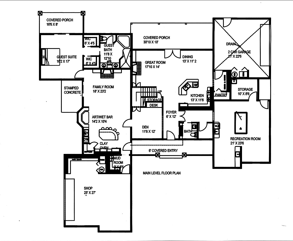 Floor Plan Main Level